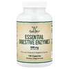 Double Wood Supplements, Essentials, пищеварительные ферменты, 180 капсул