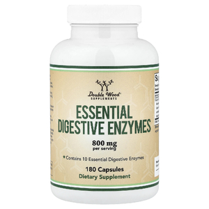 Double Wood Supplements, Essentials, пищеварительные ферменты, 180 капсул