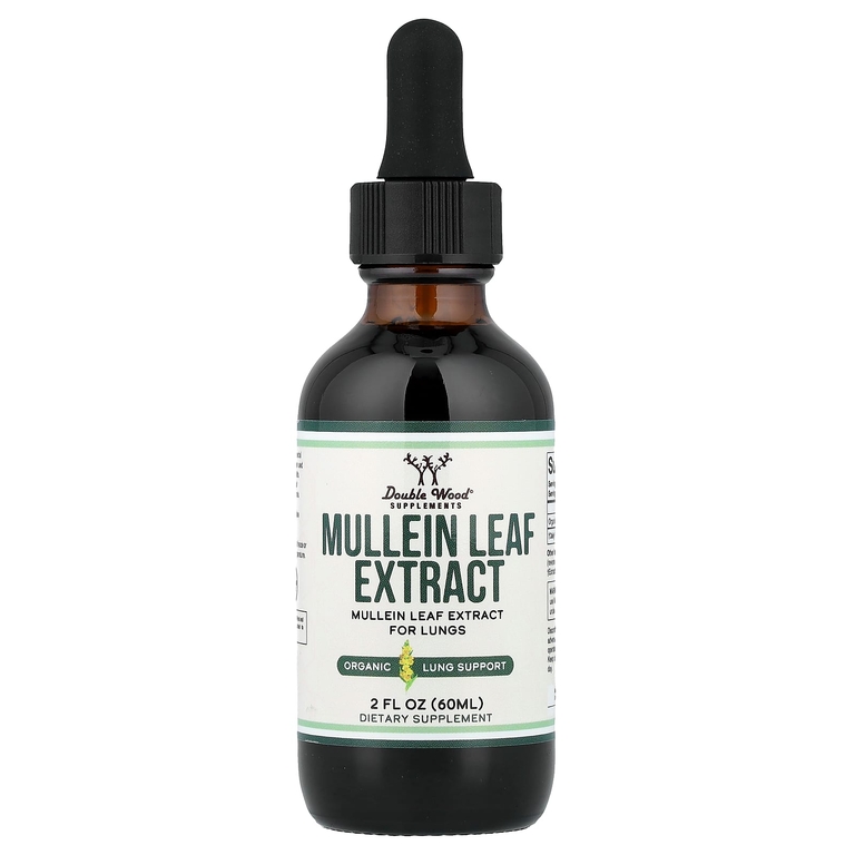 Double Wood Supplements, Экстракт листьев коровяка, 2 жидк. унция (60 мл)
