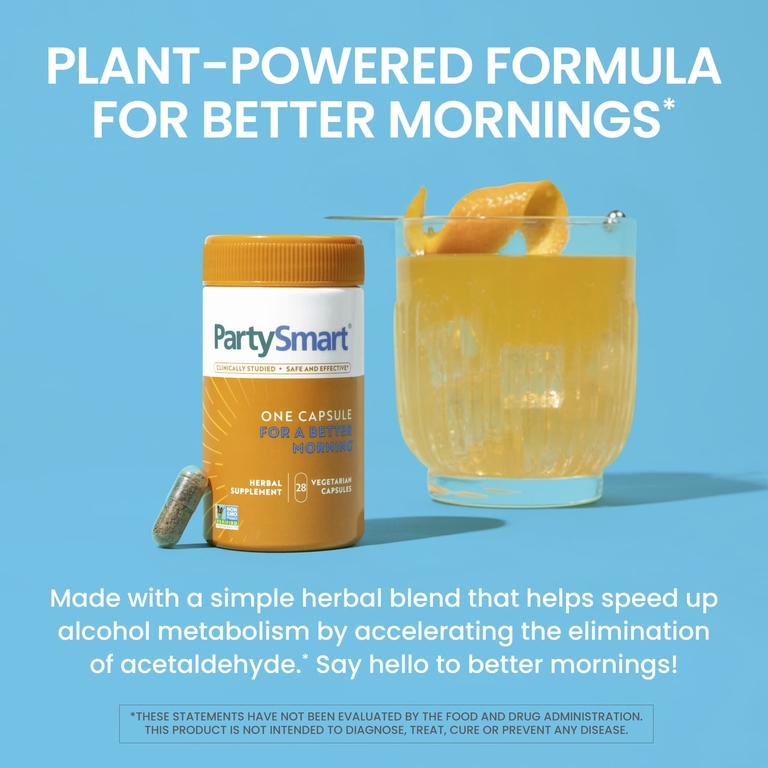 Himalaya, PartySmart®, 28 вегетарианских капсул
