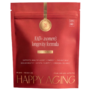 Happy Aging, NAD + Women's Longevity Formula, 90 капсул
