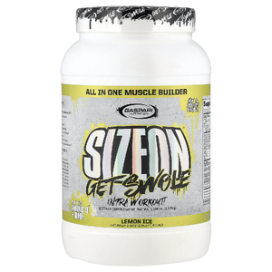 Gaspari Nutrition, SizeOn, Get Swole, для приема на тренировку, со льдом с лимоном, 1,63 кг (3,59 фунта)