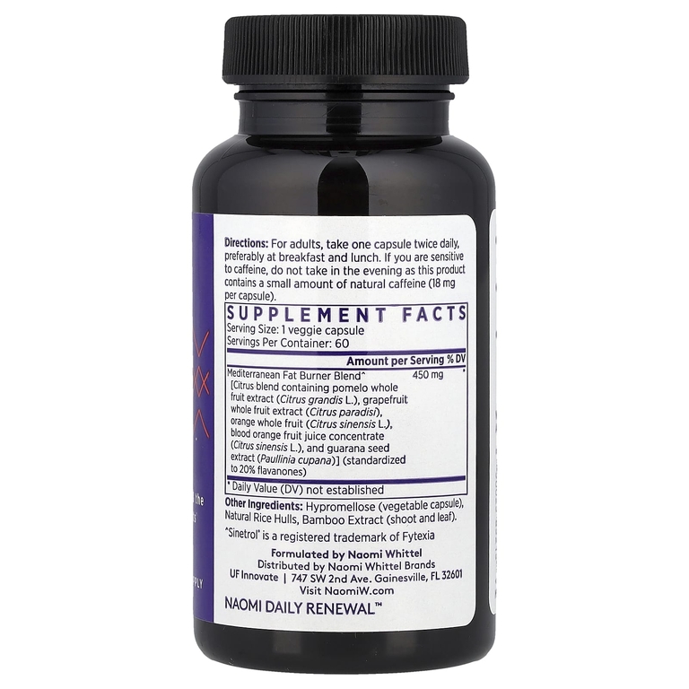 NAOMI, Mediterranean Fat Burner, 60 капсул