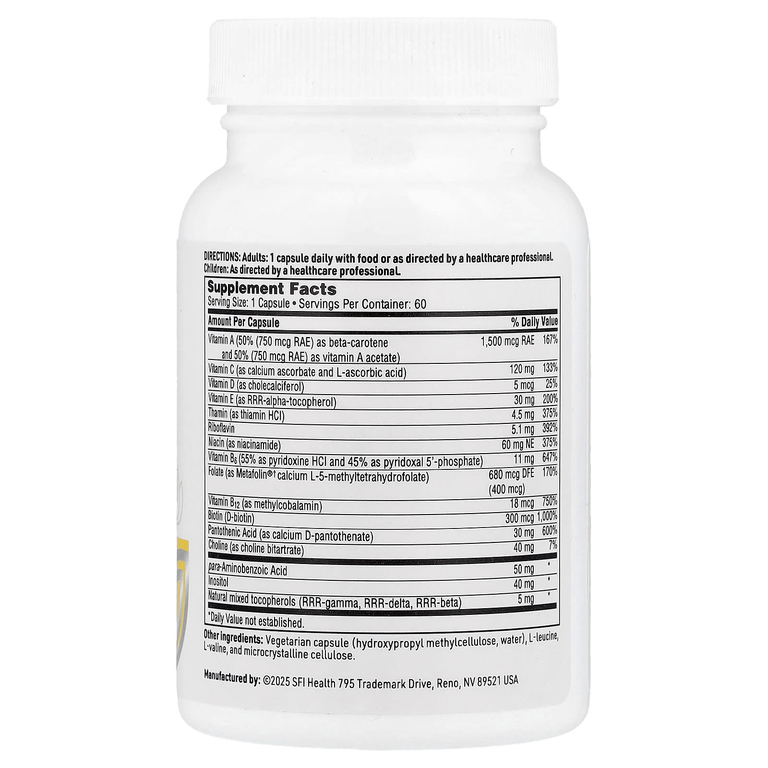 SFI Health, Комплекс мультивитаминов, 60 капсул