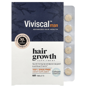 Viviscal, Man, добавка для роста волос, 60 таблеток