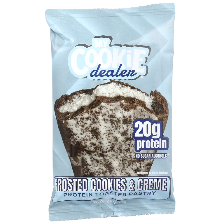 My Cookie Dealer Protein, протеиновое печенье с мастом, печенье с мастой и крем, 12 штук по 73 г (2,6 унции)