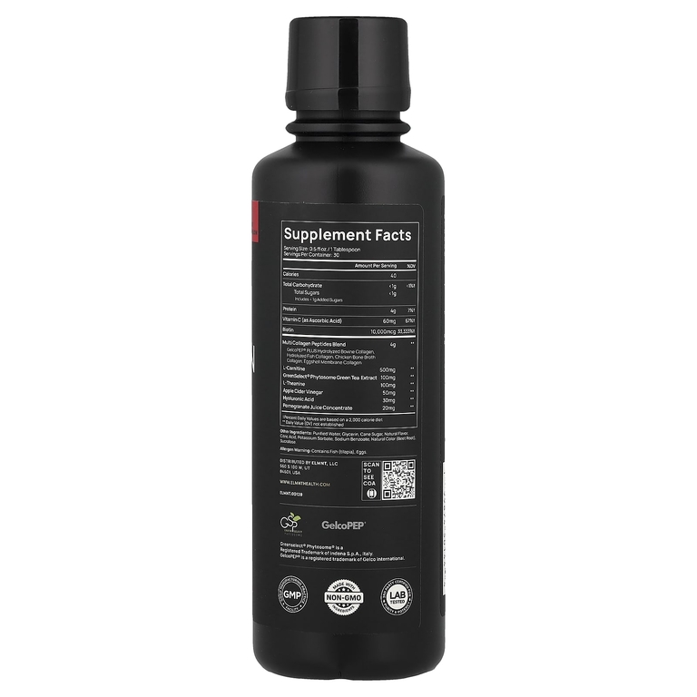 TERRA ELMNT, Multi Collagen Burn, кислая арбуз, 450 мл (15,21 жидк. унции)