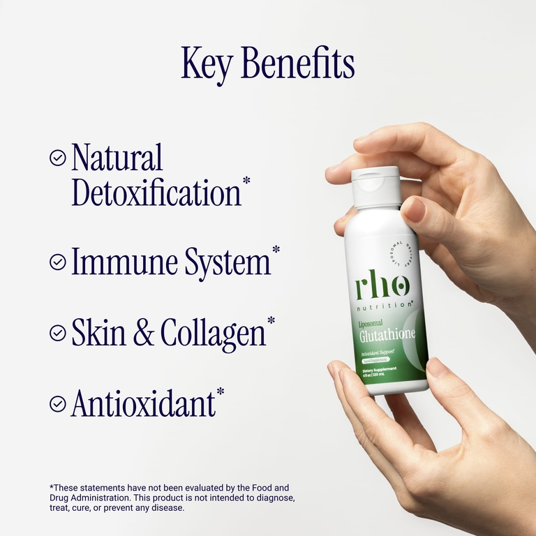 Rho Nutrition, Липосомальный глутатион, 120 мл (4 мл)