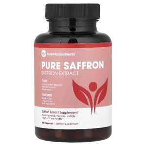 Pure Micronutrients, Экстракт чистого шафрана, 60 капсул (88,5 мг в капсуле)