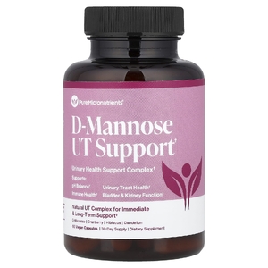 Pure Micronutrients, D-манноза UT Support, 60 капсул для веганов