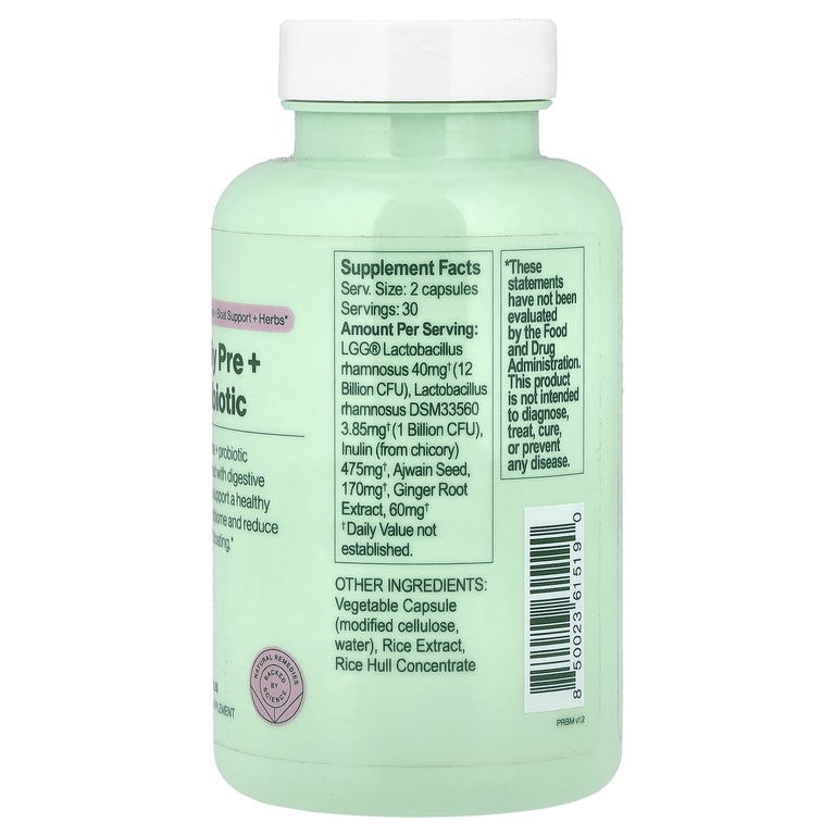Hilma, Daily Pre + пробиотик, 60 капсул