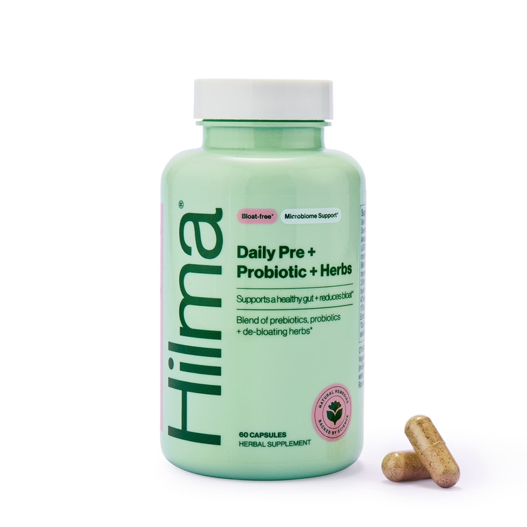 Hilma, Daily Pre + пробиотик, 60 капсул