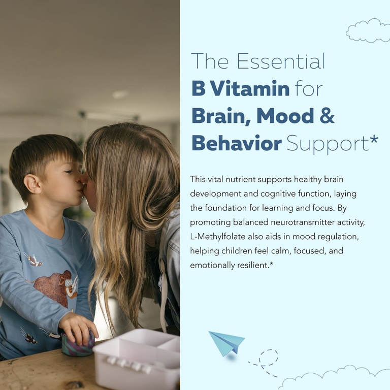 Triquetra Health, L-метилфолат 5-MTHF с метилом B12, формула для детей, без вкуса, 30 мл (1 жидк. унция)
