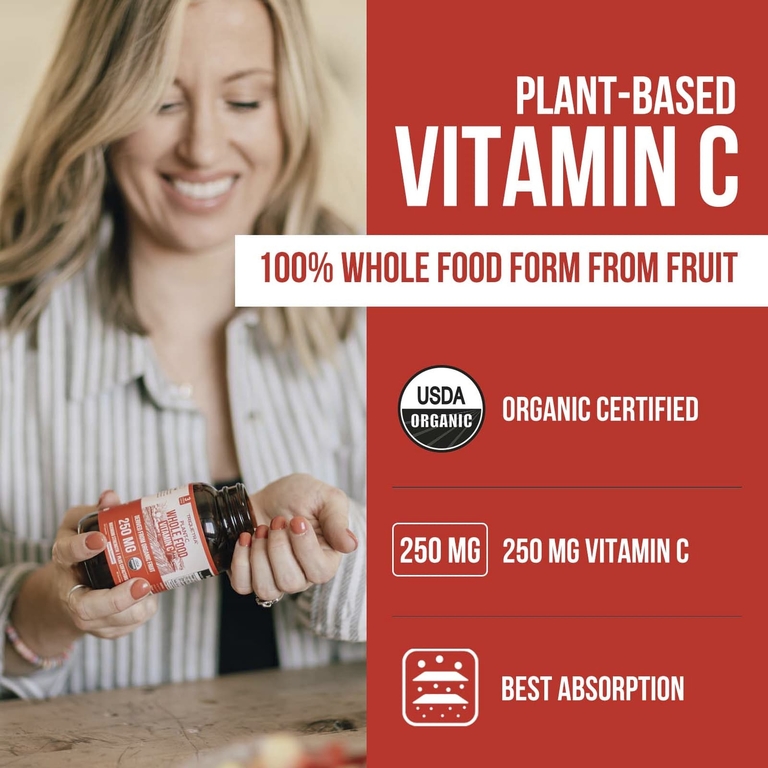 Triquetra Health, Растительный витамин C™  цельнопищевой добавка Plant-C, 90 капсул