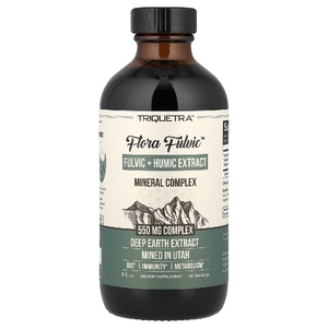 Triquetra Health, Flora Fulvic, фульвиковый комплекс с гуминовыми экстрактами, 8 жидк. унций