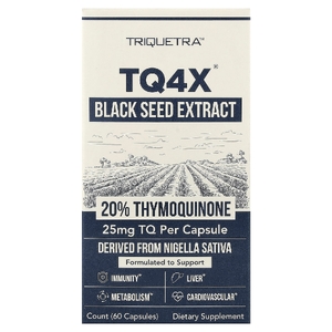 Triquetra Health, TQ4X® Экстракт семян чёрного тмина, 60 капсул