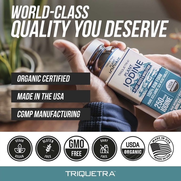 Triquetra Health, Растительный йод, 60 капсул
