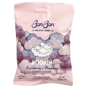 BonBon, Конфета муми-муми-муми-ца, клубника и голубика, 115 г (4,1 унции)
