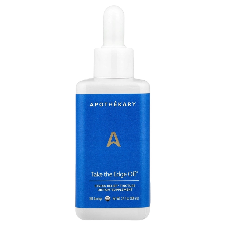 Apothekary, Take The Edge Off, настойка для снятия стресса, 100 мл (3,4 жидк. унции)