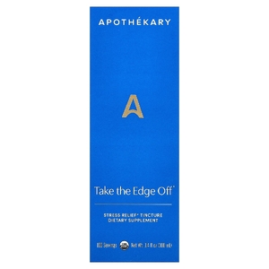 Apothekary, Take The Edge Off, настойка для снятия стресса, 100 мл (3,4 жидк. унции)