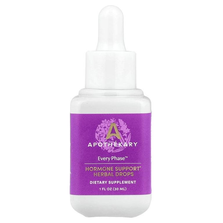 Apothekary, Капли на основе трав для поддержки гормонального баланса Phase™ , 30 мл (1 жидк. унция)