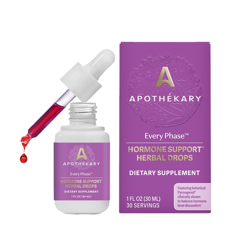 Apothekary, Капли на основе трав для поддержки гормонального баланса Phase™ , 30 мл (1 жидк. унция)