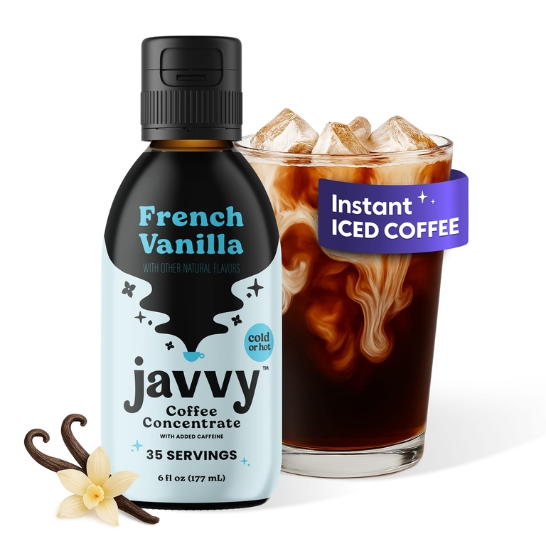Javvy Coffee, Кофеин-концентрат с французской ванилью, 177 мл (6 жидк. унций)
