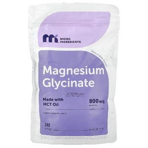 Micro Ingredients, Глицинат магния, 240 капсул (266,66 мг в 1 капсуле)