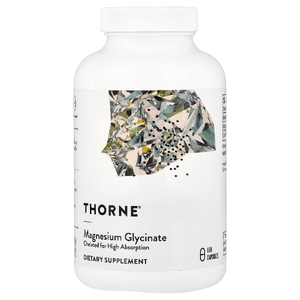 Thorne, Глицинат магния, 180 капсул (120 мг в 1 капсуле)
