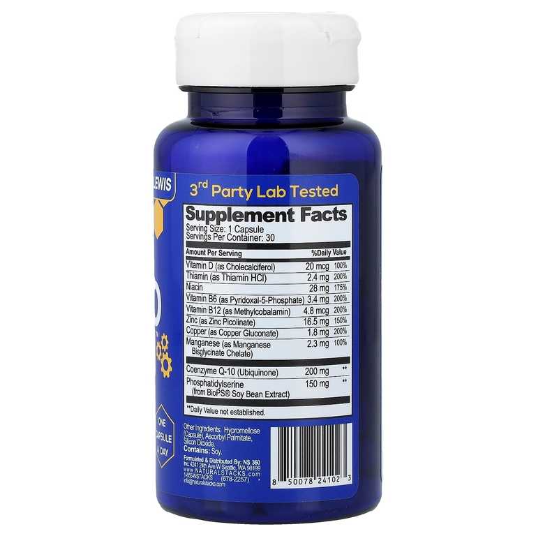 Natural Stacks, Neuro Multi™ , 30 растительных капсул