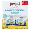 Jovial, Органические крекеры Einkorn с закваской, морская соль, 6 пакетиков, 28,35 г
