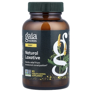 Gaia Herbs, натуральное слабительное средство, 90 таблеток