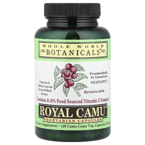 Whole World Botanicals, Royal Camu®, 140 растительных капсул