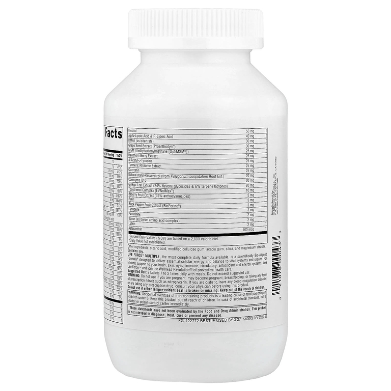 Source Naturals, мультивитаминный комплекс, 180 таблеток