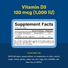 Natural Factors, витамины D3 и K2, 25 мкг (1000 МЕ) и 120 мкг, 60 капсул