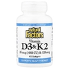 Natural Factors, витамины D3 и K2, 25 мкг (1000 МЕ) и 120 мкг, 60 капсул