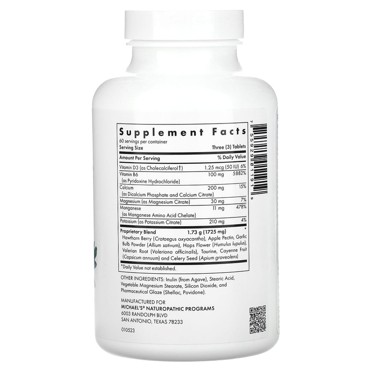 Michael's Health, факторы кровяного давления, 180 вегетарианских таблеток
