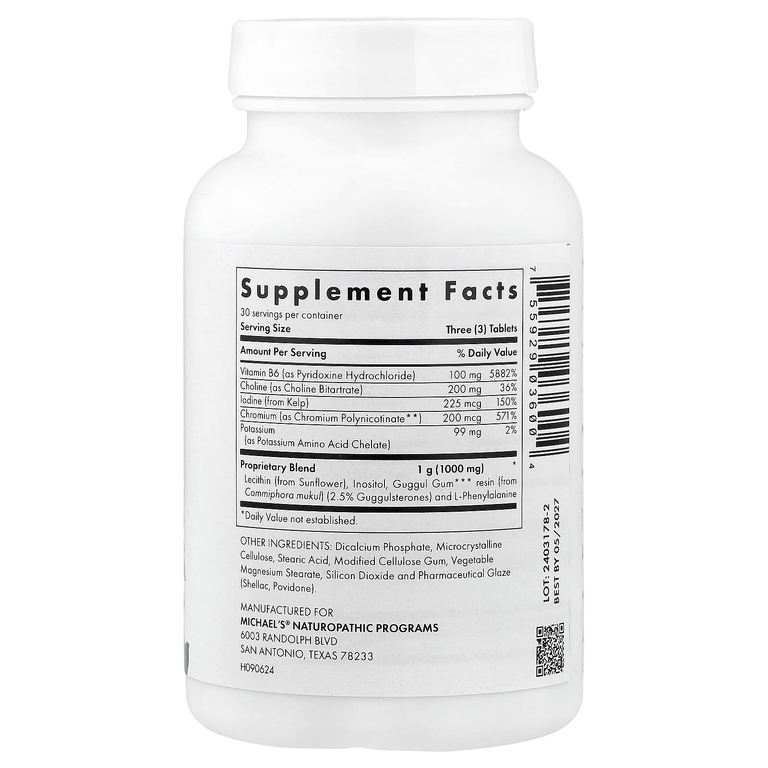 Michael's Health, Fat Metabolism Factors™, 90 вегетарианских таблеток