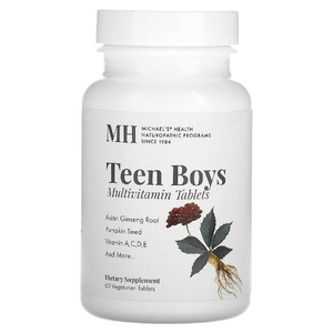 Michael's Health, Мультивитамины для мальчиков-подростков, 60 вегетарианских таблеток