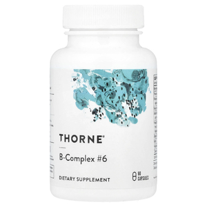 Thorne, комплекс витаминов группы B #6, 60 капсул
