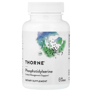 Thorne, Фосфатидилсерин, 60 капсул (100 мг на капсулу)