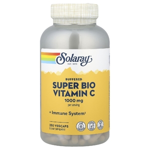 Solaray, Super Bio, витамин C, с медленным высвобождением, 250 растительных капсул
