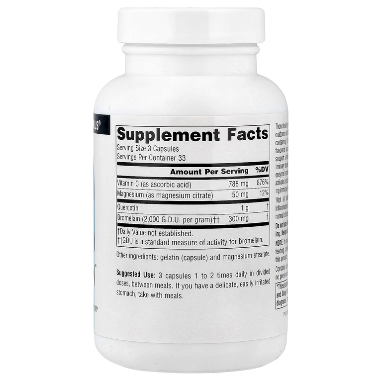 Source Naturals, кверцетин, 100 капсул
