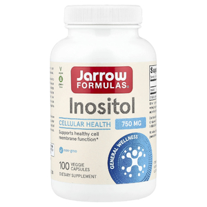 Jarrow Formulas, веганский инозитол, 750 мг, 100 растительных капсул