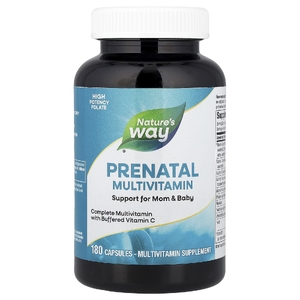 Nature's Way, пренатальные мультивитамины, 180 капсул