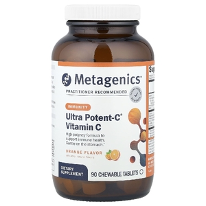Metagenics, витамин C, апельсин, 90 жевательных таблеток