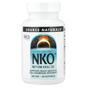 Source Naturals, масло криля, 500 мг, 60 желатиновых капсул