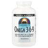 Source Naturals, омега-3, 6, 9, 120 желатиновых капсул