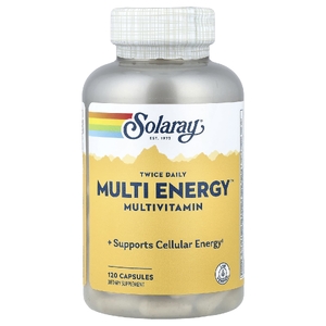 Solaray, мультивитамины, без железа, 120 капсул