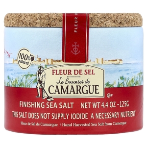 Le Saunier de Camargue, Fleur de Sel, морская соль для финиша, 125 г (4,4 унции)